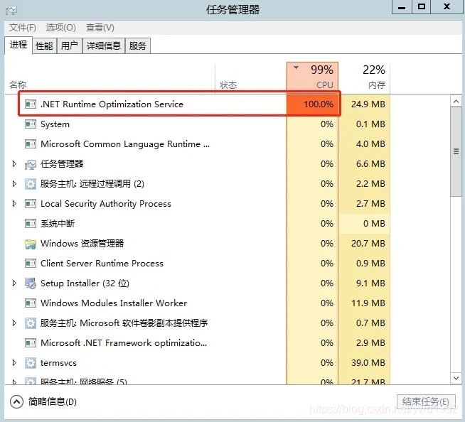 解决.NET Runtime Optimization Service(mscorsvw.exe)进程占用CPU过高的问题-52mjj